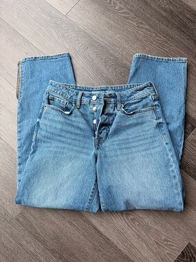 Old Navy Straight-Leg Side Split Women's Jeans